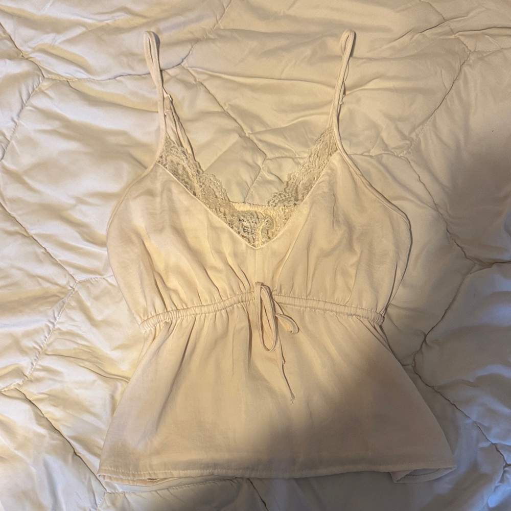 American Eagle Outfitters Cream Camisole